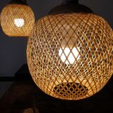 Pair of rope lamps