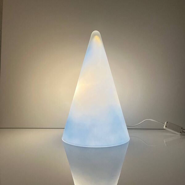 Lampe de table Teepee bleu XXL SCE Habitat, 1980-90