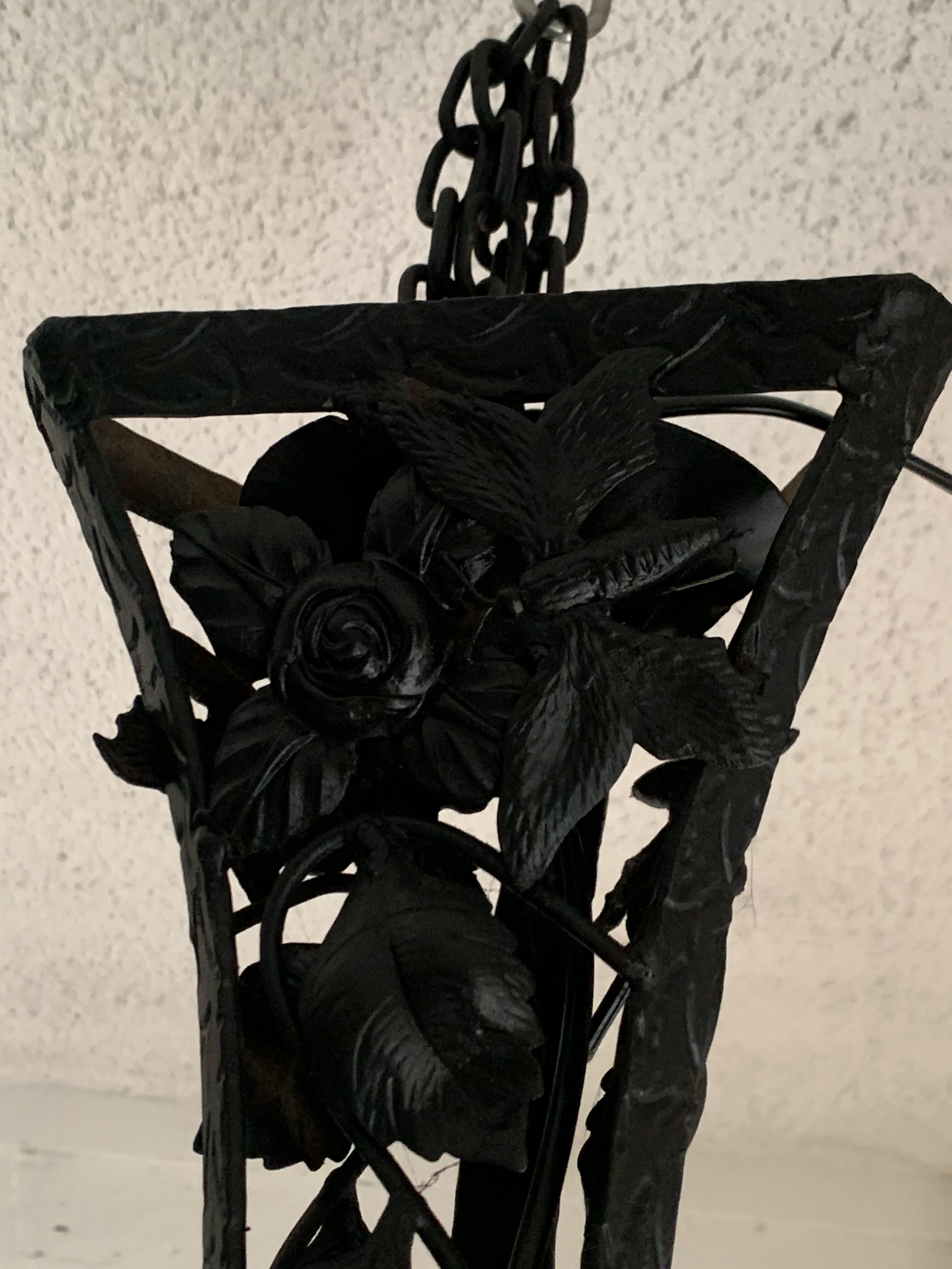 Chandelier glass paste