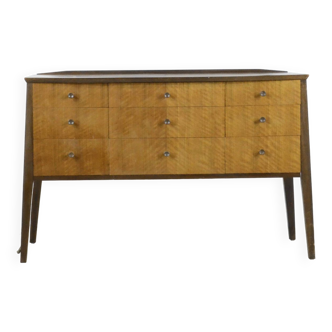 Midcentury Danish Style Teak Dresser / Dressing Table Chest. Vintage Modern / Retro / Scandinavian.