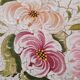 Painted chest of drawers with floral decoration