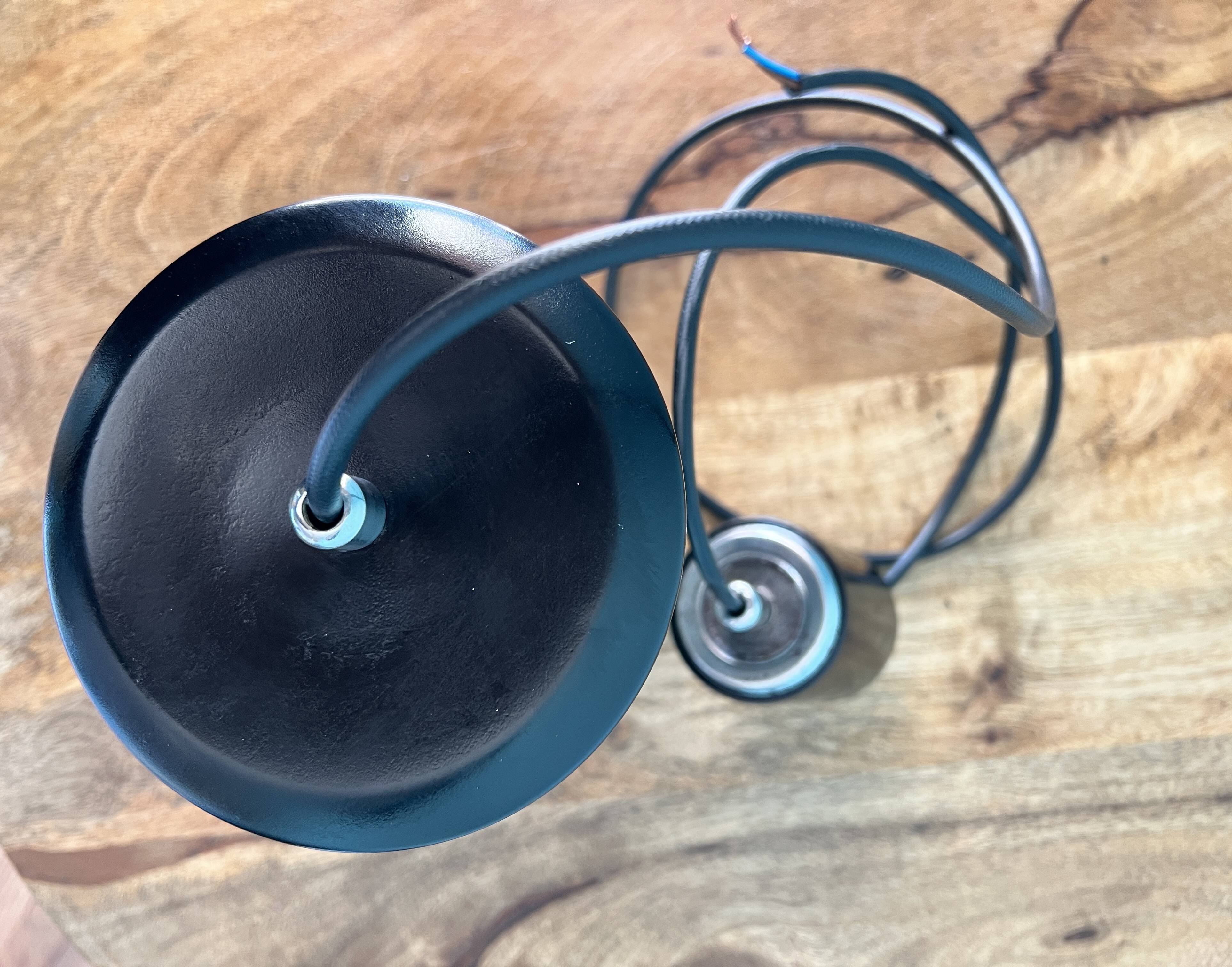 Mid century lamp / home decor from the 1960s / ceiling pendant shade lamp