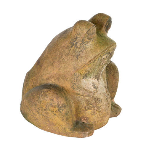 Cement toad pot cover