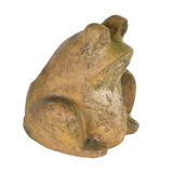 Cement toad pot cover