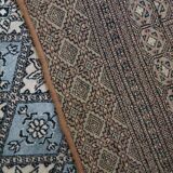 Light blue vintage oriental rug 215×137 cm