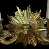 Pair of sun wall lights