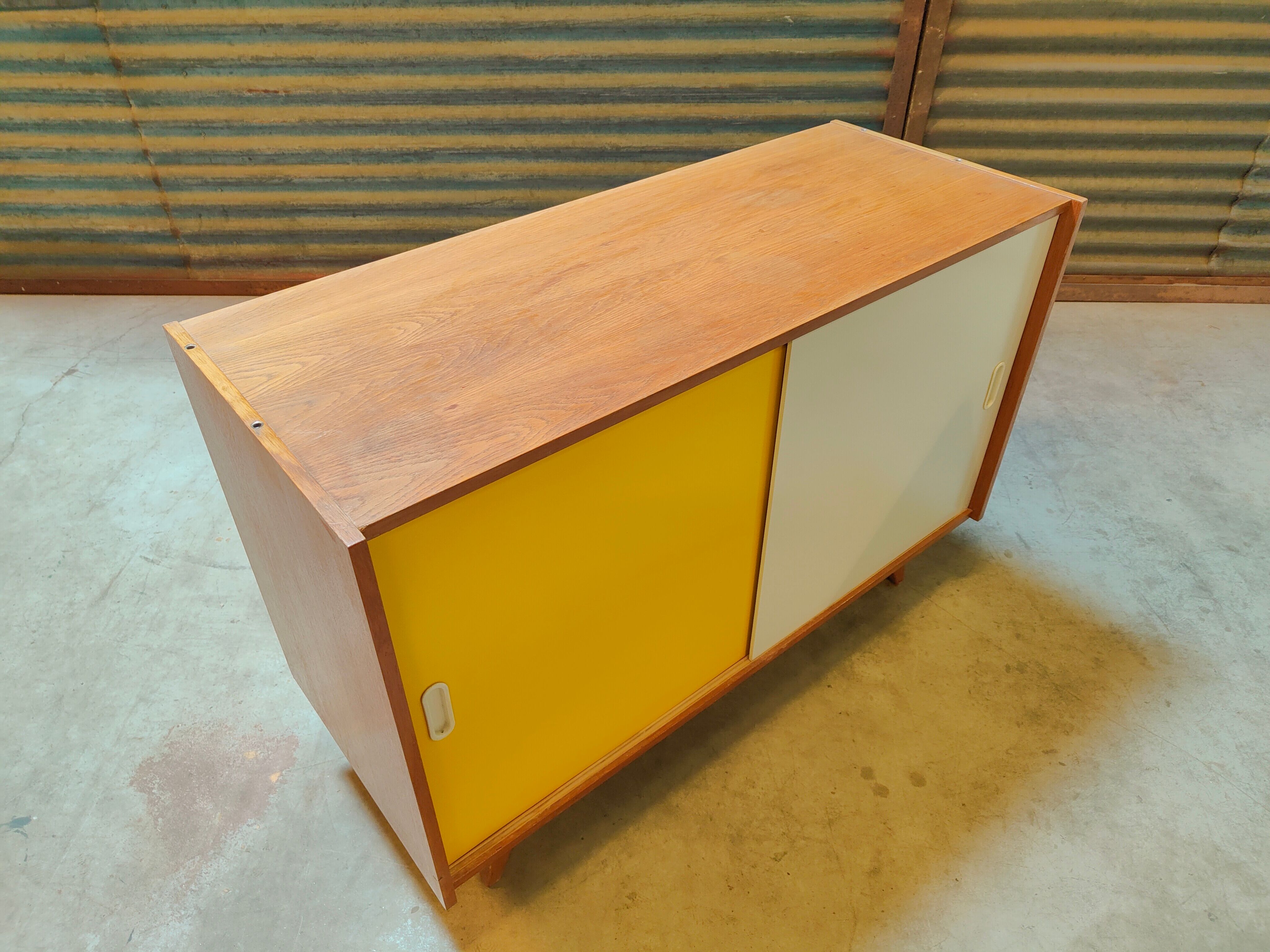 Buffet U 452 Yellow by Jiri Jiroutek for Interier Praha 1960
