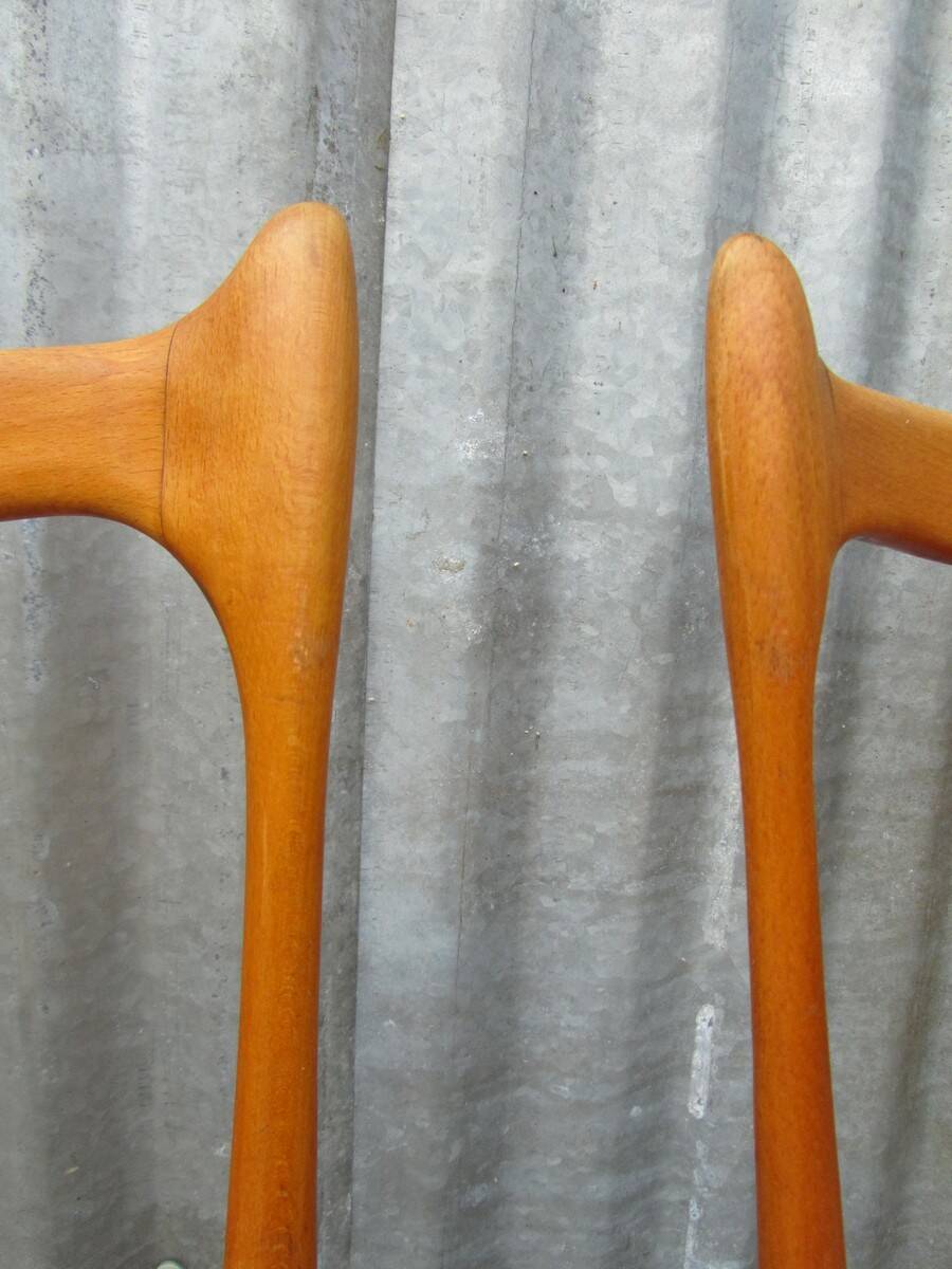 Mid-Century Dutch Organic Design Chairs from Stevens, 1950s, Set of 3