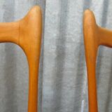 Mid-Century Dutch Organic Design Chairs from Stevens, 1950s, Set of 3