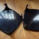 pair of Japanese lacquer trays "Ozen" 19th century/Meiji