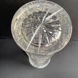 Carved crystal vase - Mid-twentieth century