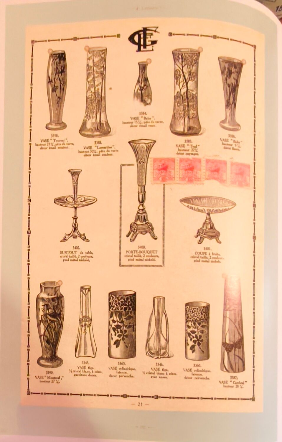 Vase tournai, maison Legras