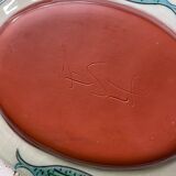 Vintage ceramic fish dish signed