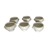 White porcelain soup bowl