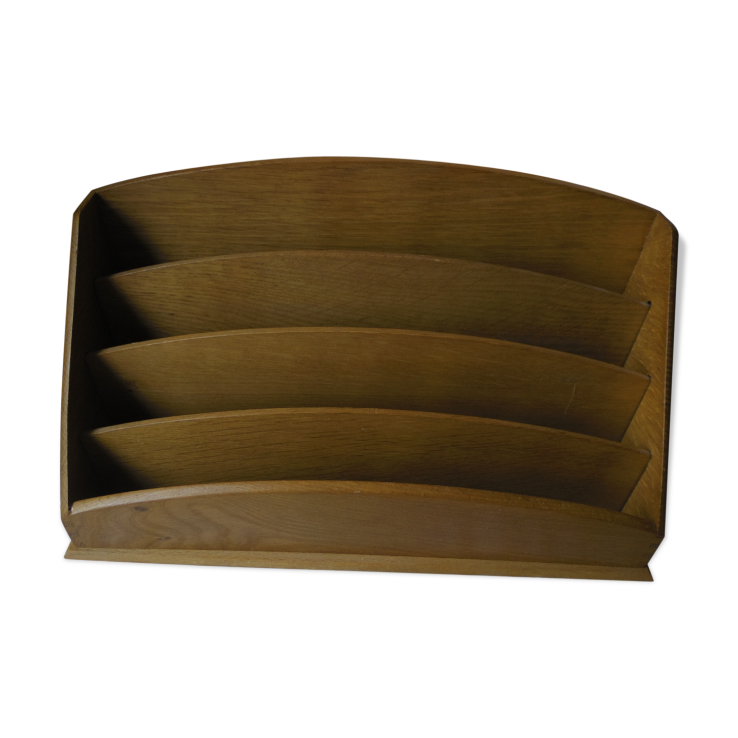 Wooden mail holder 4 compartments