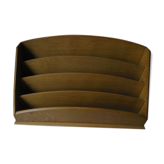 Wooden mail holder 4 compartments