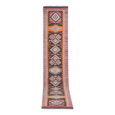 Vintage Turkish hallway rug 98x458 cm
