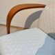 Fauteuil espagnol en hêtre et contreplaqué, années 1990.