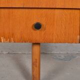 Tripod desk with compass legs, 1950s