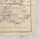 Vintage 1940 Occupied Zone Boundary Map