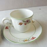 Old cups and under cups, Tulip, ceramic, Villeroy & Boch
