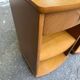2 contemporary wooden bedside tables from the 2000s.
