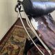 Leather chaise longue