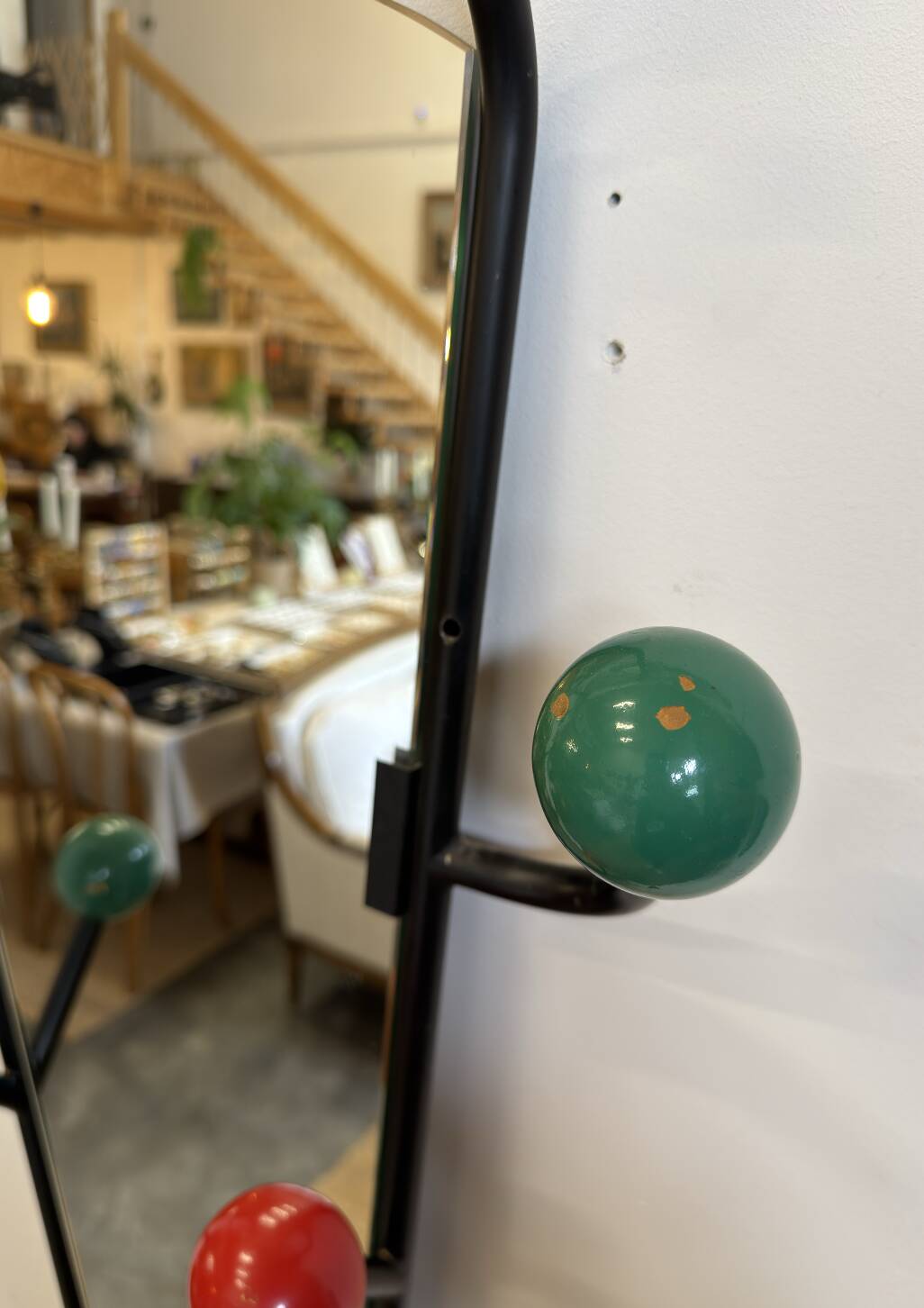 Roger Féraud coat rack with mirror – 1950s/60s