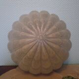 Flower-shaped press glass and glass ceiling light