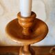 Wooden candle holder