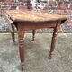 Antique round farmhouse table, modular vintage furniture