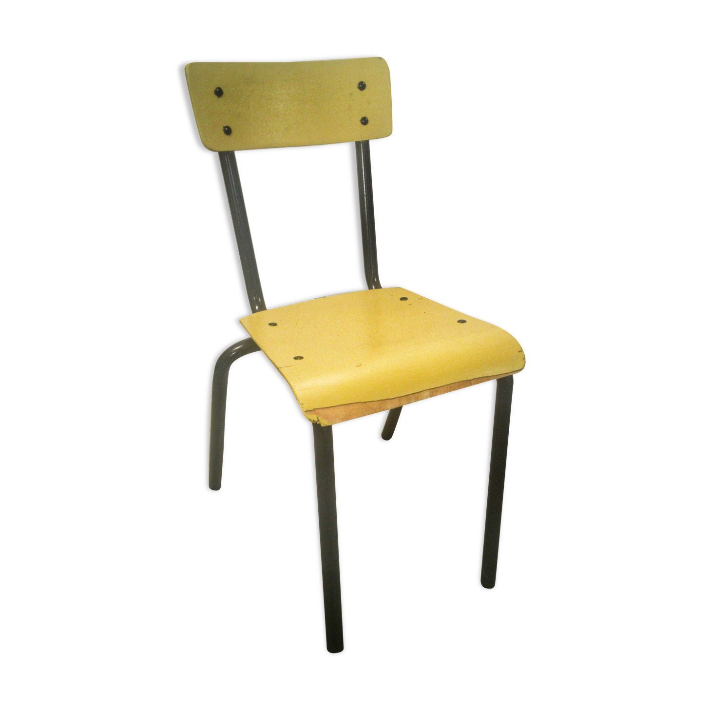 Chaise d'écolier vintage