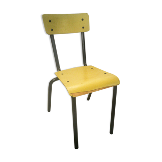 Chaise d'écolier vintage