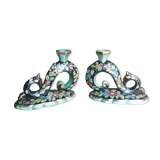 Pair of Cérart candle holders