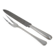 Christofle America, Art Deco, 2-piece silver-plated carving set.