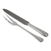 Christofle America, Art Deco, 2-piece silver-plated carving set.