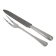 Christofle America, Art Deco, 2-piece silver-plated carving set.