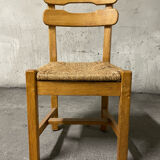 6 brutalist dining chairs