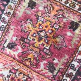 Tapis ancien turc Anatolie fait main 45x92 cm