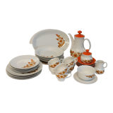 Mitterteich porcelain table and tea set, Germany, 1970.