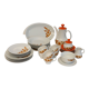 Table and tea service in porcelain Mitterteich, Germany, 1970.