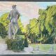 Study table garden Parc Pastel Ed. Pannetier (1884-1965)