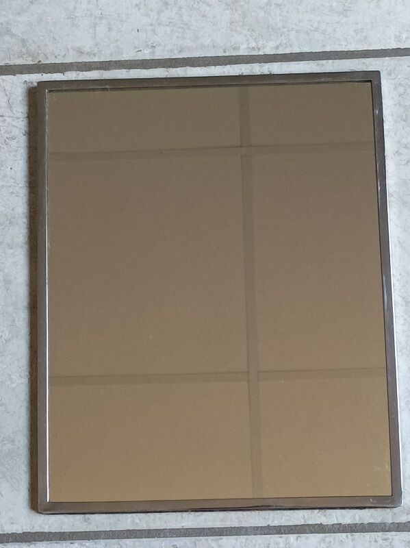 Barber mirror chromed metal surround dp 0823308