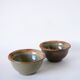 Pair of glazed stoneware bowls, 1970