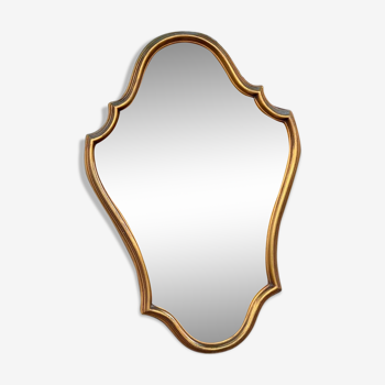 Gilt gold mirror, 40x62cm