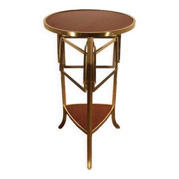 Pedestal table serving Tripode