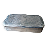 Tabatière de style napoléon III en argent