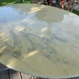 Meal table, oval, marble, 70