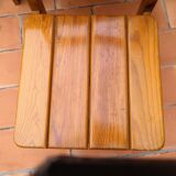 Table & 6 chairs in solid pine 80s