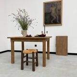 Oak farmhouse table 120cm + 200cm extensions